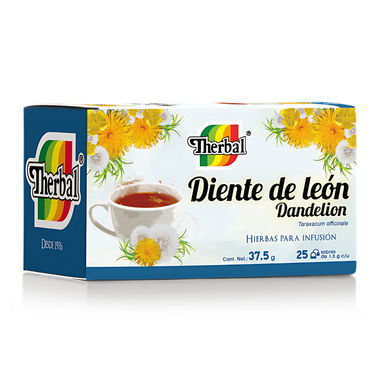 Therbal Té Diente De Leon Dandelion Hierbas 25 Sobres
